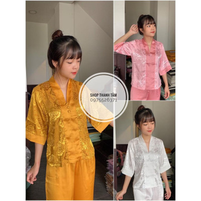 Thời trang đi chùa pháp phục phật tử Bà Lai Gấm