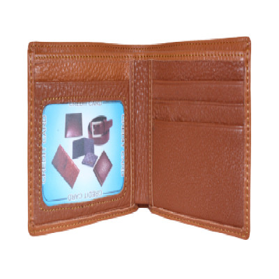 Bóp nam da bò kiểu đứng cỡ nhỏ màu da, đen, nâu HT2149-50-51