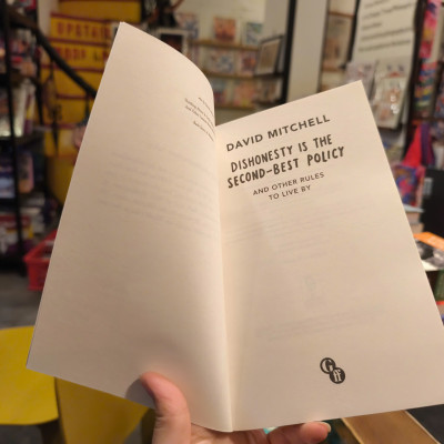 Sách - Dishonesty is the Second-best Policy by David Mitchell | English Comedy Book - Sách ngoại văn