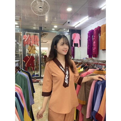 ĐỒ LAM ĐI CHÙA Mẫu Cà Vạt Vải Tơ