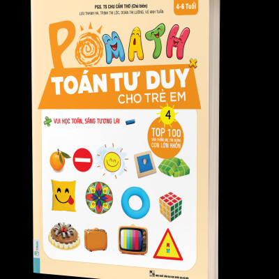  Combo Trọn Bộ Sách PoMath - Toán Tư Duy Cho Trẻ Em 4-6 Tuổi (6 cuốn) 