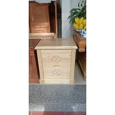 Tủ đầu giường gỗ sồi