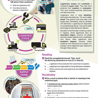 Career Paths Logistics (Esp) Student