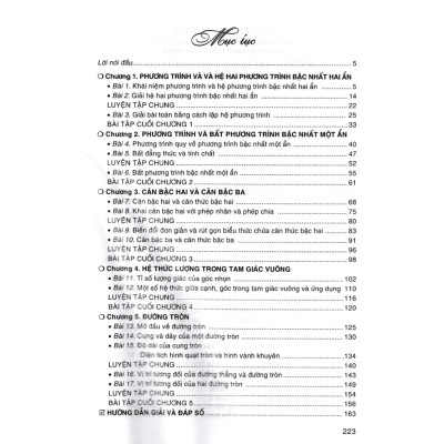 Sách - Hướng dẫn học và giải các dạng bài tập toán 9 tập 1 + 2 (bám sát sgk kết nối tri thức với cuộc sống) (bộ 2 cuốn)