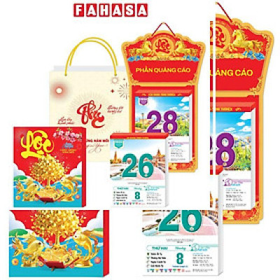 Lịch Bloc Cực Đại 2026 - Sắc Màu Thế Giới - Hạnh Phúc - Đại Việt Á DVA08 - Chữ Lộc