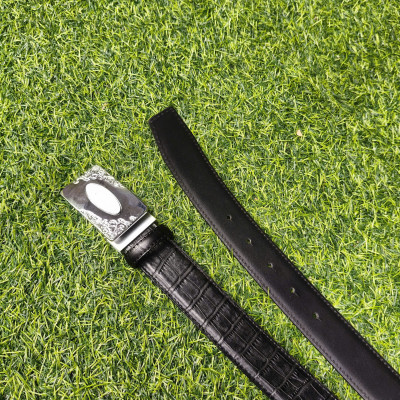 Ciartuar Thắt Lưng Nam BH1498 Da Bò Dập Vân Da Cá Sấu Khóa Bấm Hợp Kim Sang Trọng & Bền Bỉ Quà Tặng Ý Nghĩa