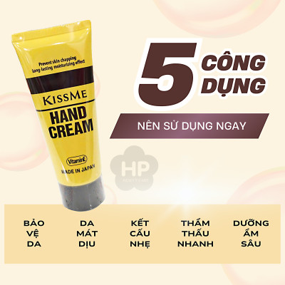Kem Dưỡng Ẩm Và Làm Mềm Da Tay Kissme Moisturizing Hand Cream 30 G