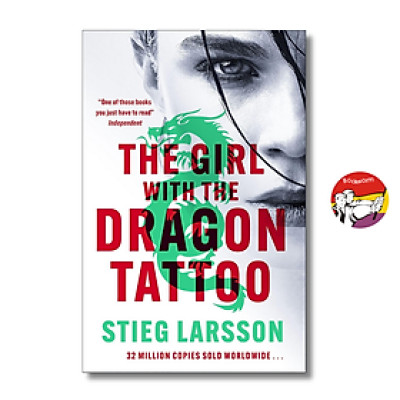 Sách - The Girl With the Dragon Tattoo by Stieg Larsson | Classic International Bestseller Thriller