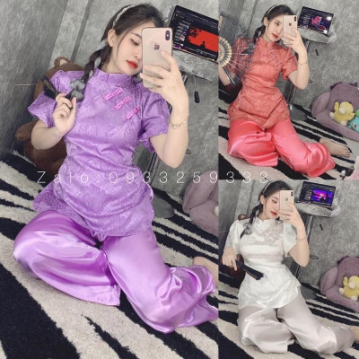 Đồ Lam Đi Chùa # Tay Phòng 3 Nút