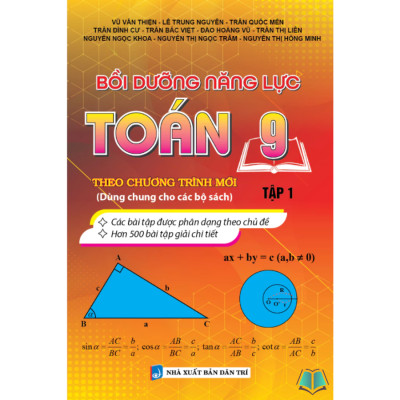 Sách - Bồi Dưỡng Năng Lực Toán 9 Tập 1 + Tập 2 (Biên Soạn Theo Chương Trình Mới)