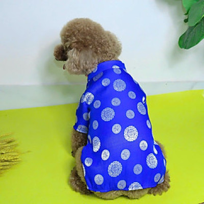 ÁO DÀI TẾT GẤM THÁI CAO CẤP TỪ 0.5-15KG DÀNH CHO THÚ CƯNG CHÓ MÈO