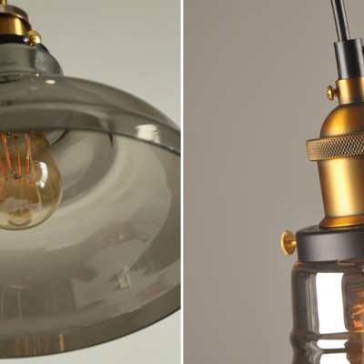 Đèn thả BITON chao thủy tinh cao cấp trang trí nội thất hiện đại kèm bóng led ST64 [ẢNH THẬT 100%]