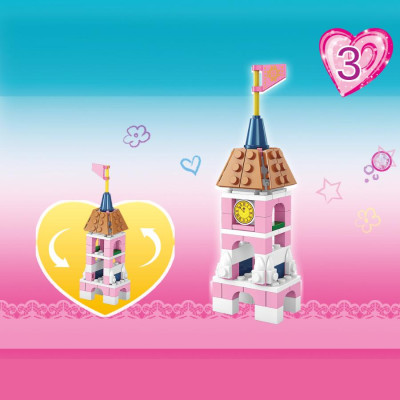 Bộ 6 Đồ Chơi Lắp Ráp Lâu Đài Cổ Tích 6 Trong 1 - Fairy Tale Castle - Toys&Joys 8776 (447 Mảnh Ghép)