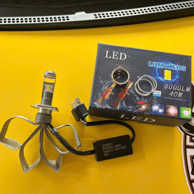 Mẫu Đèn Pha LED Bi Cầu T2 Cao Cấp – Siêu Sáng Lắp Xe Máy Ô Tô Dễ Dàng, Không Cần Độ Chế