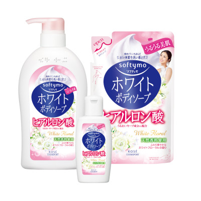 Sữa Tắm Dưỡng Trắng Mịn Da Kosé Softymo Hyaluronic Acid Body Soap (600 mL)