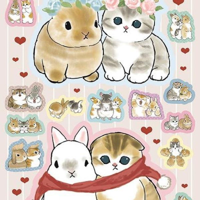 Sách ngoại văn: mofusand Dekadeka Sticker Book (Japanese Edition)