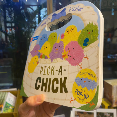 Sách - Pick-a-Chick: Happy Easter (Campbell Books) | English Children Book / Colorful Illustrated