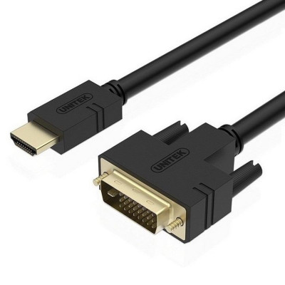 Cáp HDMI to DVI 24+1 - 10m Unitek Y-C222E - HÀNG CHÍNH HÃNG