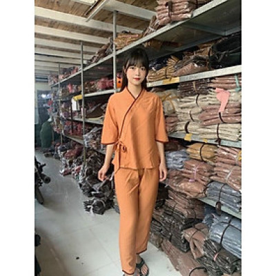 Đồ Lam Đi Chùa # Nhật Nơ Tơ lụa # Quần Áo Nữ # Đồ Bộ Nữ