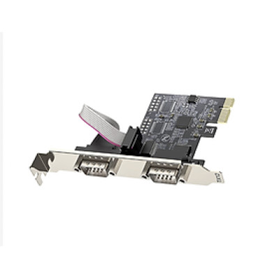 PCI-E TO RS232 DUAL SERIAL PORT CARD T1042A UNITEK - HÀNG CHÍNH HÃNG 