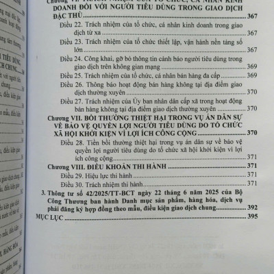 Sách Luật Chất Lượng Sản Phẩm, Hàng Hóa sửa đổi, bổ sung năm 2025 (V2615T)
