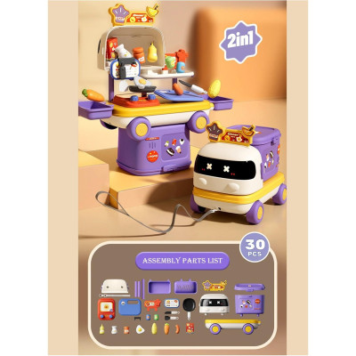 Đồ Chơi Xe Nhà Bếp Lưu Động - Play House Master Chef - Toys&Joys HY-27 (30 Chi Tiết)