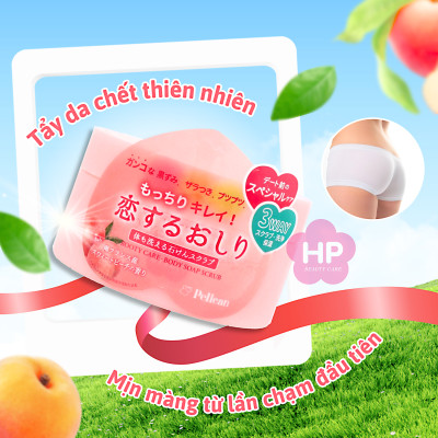 Muối Tắm Tẩy Tế Bào Chết Và Làm Sạch Cơ Thể Pelican Pelican Soap Pelican Hip Care Body Soap Scrub 180g