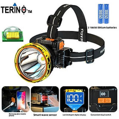 Đèn pin sạc choàng đầu siêu sáng TERINO K77 (chống nước, ánh sáng trắng)