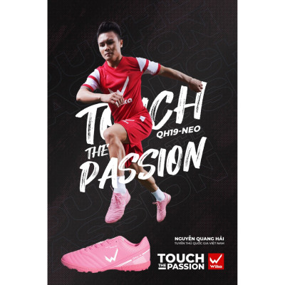 Giày Đá Bóng Wika QH19-NEO Chính Hãng, Giày Đá Banh Sân Cỏ Nhân Tạo Khâu Full Đế Bảo Hành 3 Tháng