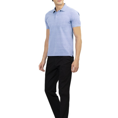 Áo thun Polo melange dệt chìm xương cá không túi bích Melange NATMMDMCSR210111N