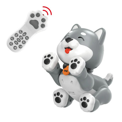 Đồ Chơi Robot Chú Chó Shiba Năng Động Có Điều Khiển - Vecto VTK47/GY - Màu Xám