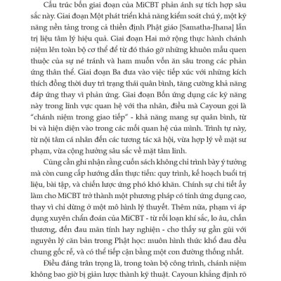 Sách - Trị Liệu Nhận Thức Hành Vi Tích Hợp Chánh Niệm - Nguyên Tắc Và Thực Hành