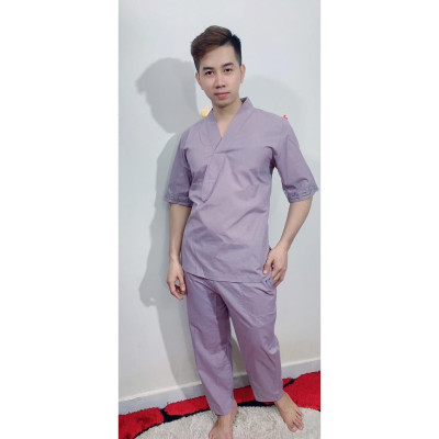 Đồ Lam Đi Chùa Nam Chữ Vạn Cao Cấp