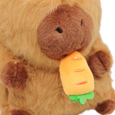 Thú Bông Capybara Cà Rốt 22 cm - Nuan Nuan CHLBST22-22CM