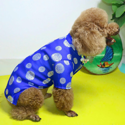 ÁO  DÀI TẾT GẤM THÁI CAO CẤP TỪ 0.5-15KG DÀNH CHO THÚ CƯNG CHÓ MÈO