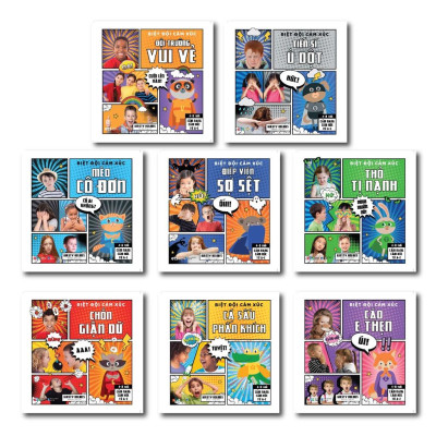 Bộ Biệt Đội Cảm Xúc (Bộ 8 Cuốn) - Bản Quyền