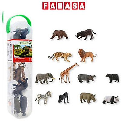 Đồ Chơi Mô Hình 12 Động Vật Hoang Dã CollectA -1 - CollectA A1105