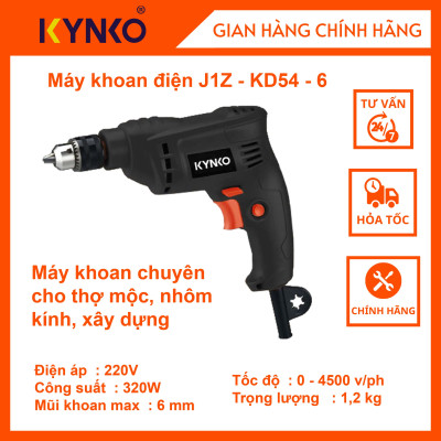 Khoan điện đầu 6mm - KD54 cầm tay giá tốt chính hãng Kynko J1Z- KD54 -6 # 541