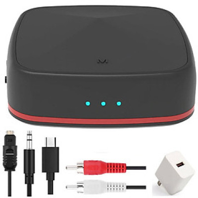 ROGTZ - Bộ Thu Phát Bluetooth 5.0 Chipset Csr8675 APTX HD/LL Chế độ chuyển đổi linh hoạt Kết nối thiết bị đa dạng Hỗ trợ SPDIF/TOSLINK 3 cổng kết nối 3.5mm RCA Optical Tự động kết nối  - Nâng Tầm Âm Thanh, Kết Nối Mọi Thiết Bị - Hàng Chính Hãng