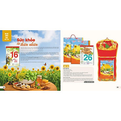 LỊCH BLOC SIÊU ĐẠI 2026: SỨC KHOẺ TỪ THIÊN NHIÊN (20x30cm)