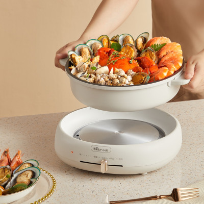 Nồi lẩu nướng điện đa năng 4L Bear DHG- C40W2 (HP-4H40D) - Hàng Chính Hãng