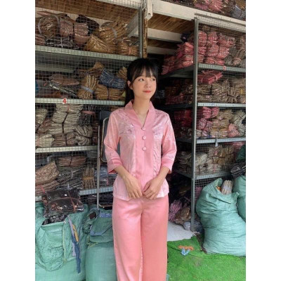 Thời trang đi chùa pháp phục phật tử Bà Lai Gấm