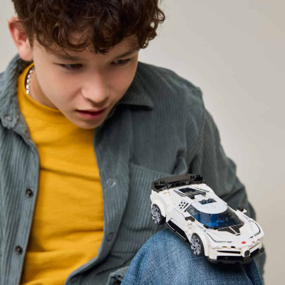 LEGO SPEED CHAMPIONS 77240 Đồ Chơi Lắp Ráp Siêu Xe Thể Thao Bugatti Centodieci (291 Chi Tiết)