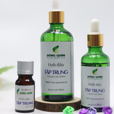 Tinh Dầu Tập Trung Nguyên Chất Đông Quân Làm Thơm Phòng, Tăng Cường Trí Nhớ, Giảm Stress, Cải Thiện Giấc Ngủ 100ml/lọ