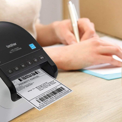 Nhãn Bế, Giấy Decal Brother DK-11209 (29mm x 62mm x 800 nhãn) - Hàng chính hãng