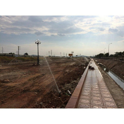 đầu phun rotor bán kính lớn