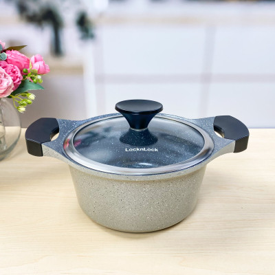 Nồi Lock&Lock Stone 2 Tay Cầm LCA6202D-IH (20cm)