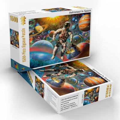 Bộ Tranh Ghép Hình Minh Châu - 60 x 80 cm (1500 Mảnh Ghép) - Astronaut In Space