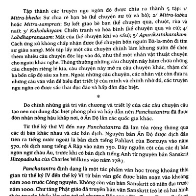 Panchatantra - Thuật Xử Thế Ấn Độ