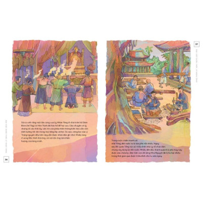 Sách - Lịch Sử Việt Nam Bằng Tranh - Đại Việt Dưới Thời Lý Nhân Tông - Bản Màu - Bìa Cứng - NXB Trẻ